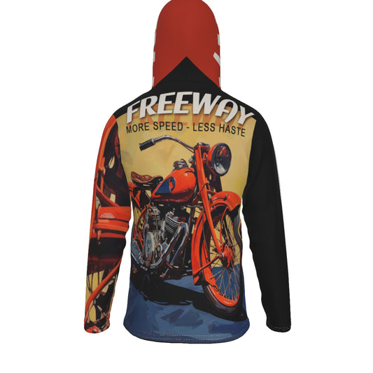 All-Over Print Men's Pullover Hoodie With Mask MHM00004