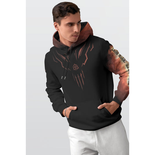 All-Over Print Men's Thicken Pullover Hoodie MH0018