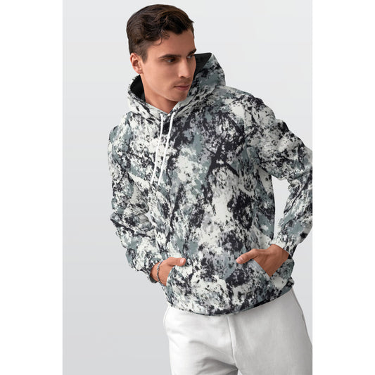 All-Over Print Men's Thicken Pullover Hoodie MH0010
