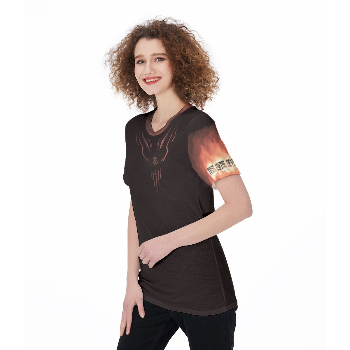 Epic Metal Women's O-Neck T-Shirt|180 GSM Jersey