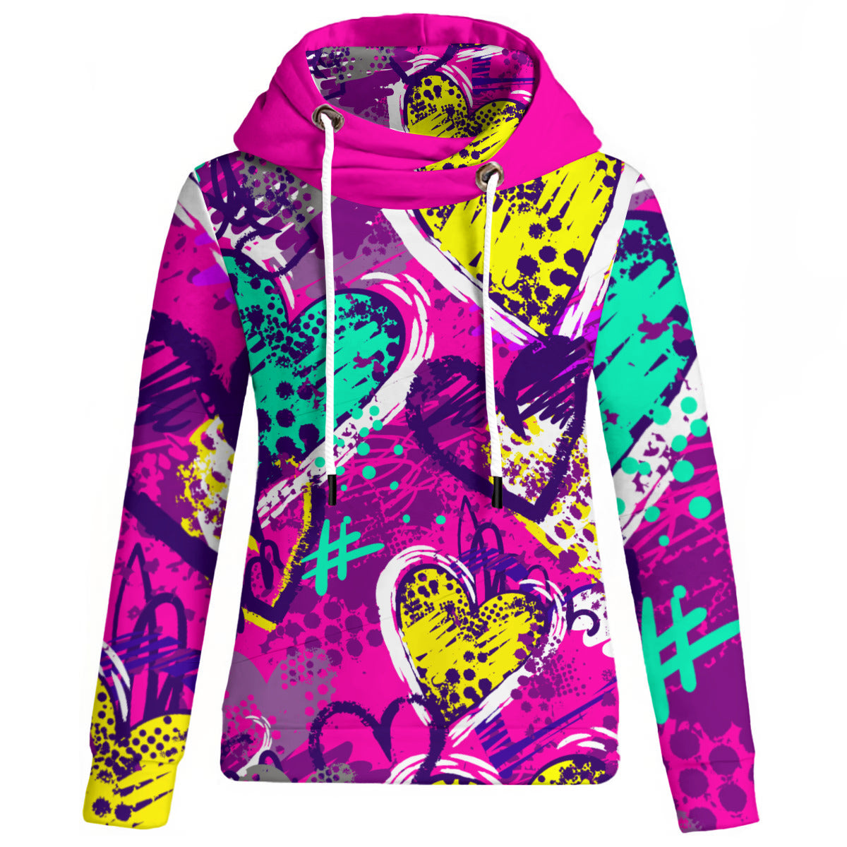 Women's Lightweight Hoodie Patchwork style WHP0036