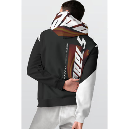 All-Over Print Men's Thicken Pullover Hoodie MH0014