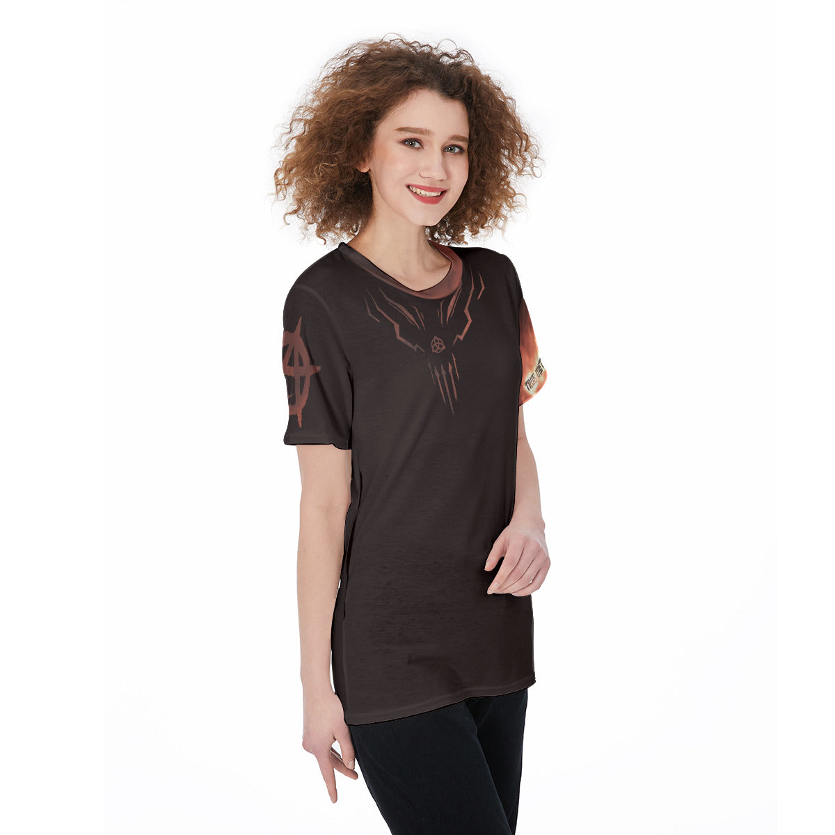 Epic Metal Women's O-Neck T-Shirt|180 GSM Jersey