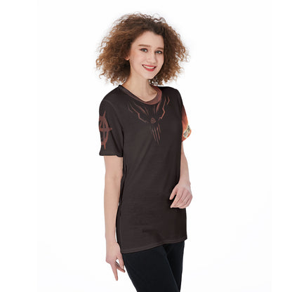 Epic Metal Women's O-Neck T-Shirt|180 GSM Jersey