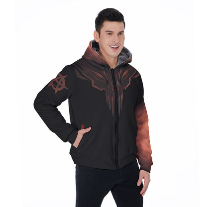 Epic Metal Men's Sherpa Fleece Zip Up Hoodie