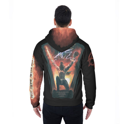 Epic Metal Men's Sherpa Fleece Zip Up Hoodie
