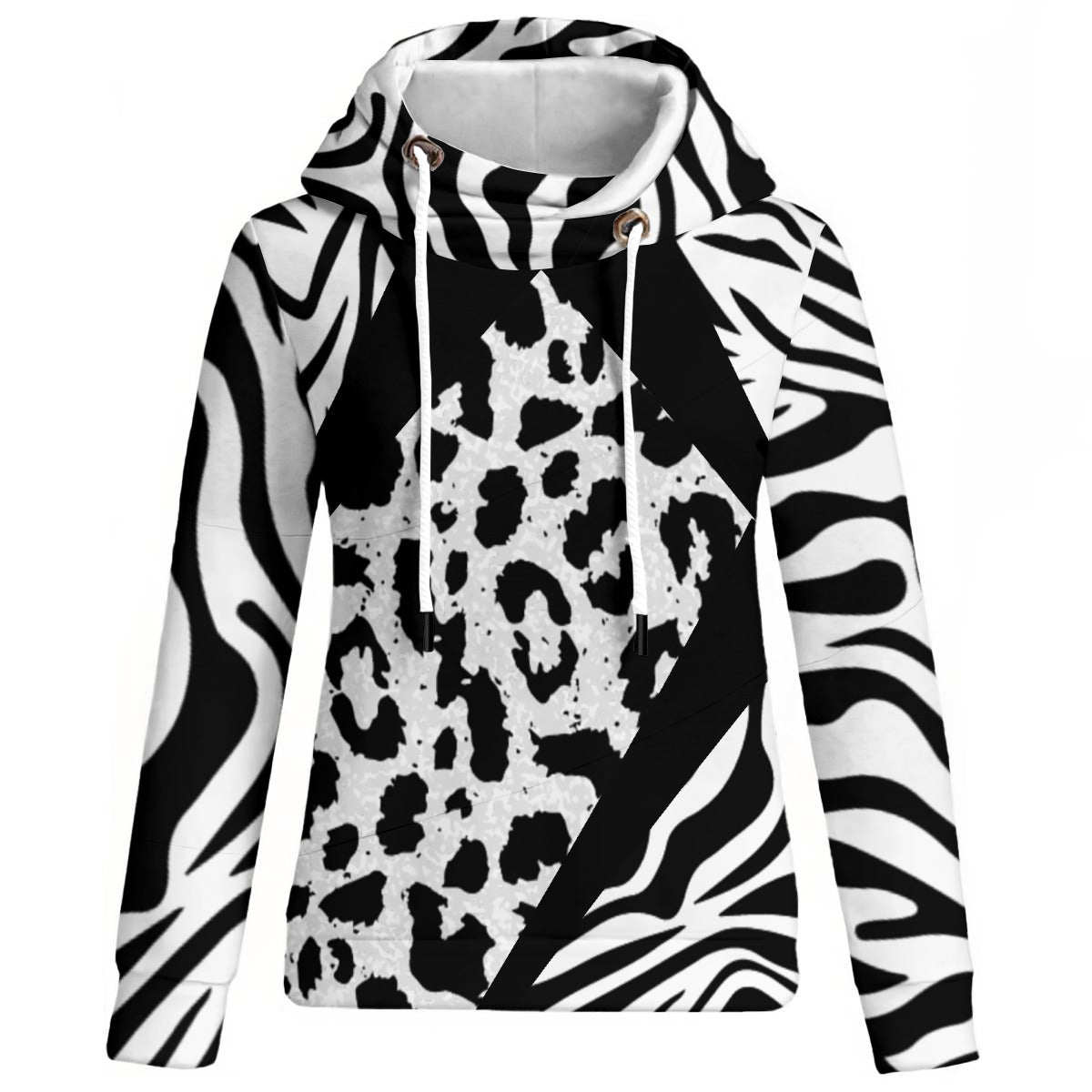 Women's Lightweight Hoodie Patchwork style WHP0042