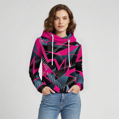 Women's Lightweight Hoodie Patchwork style WHP0058