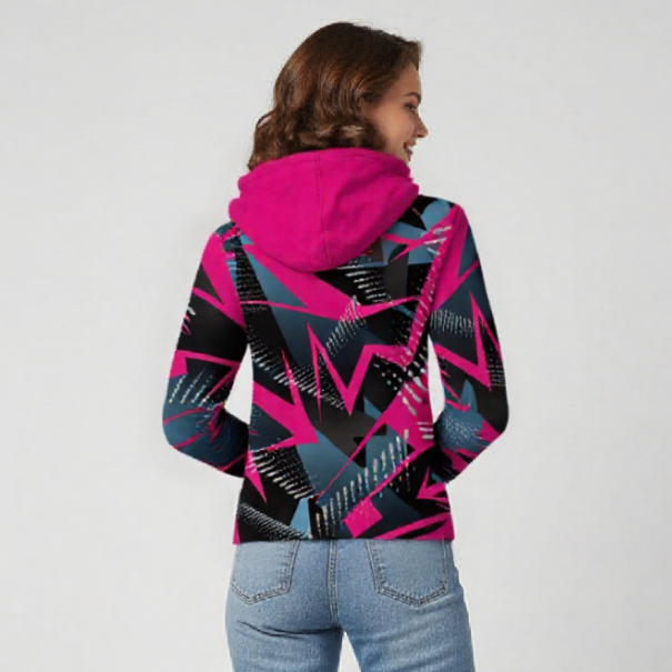 Women's Lightweight Hoodie Patchwork style WHP0058